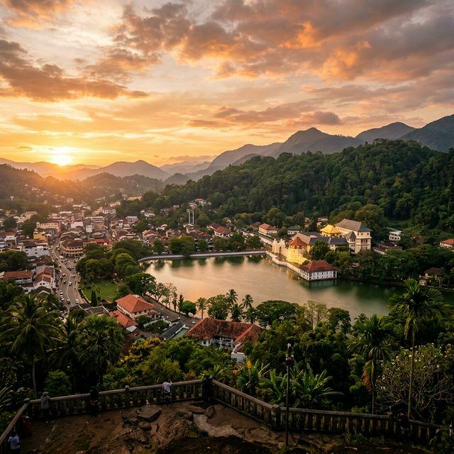 Kandy skyline backdrop